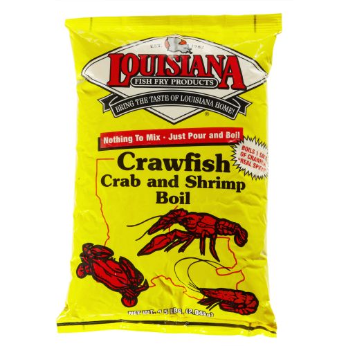 Bag of Louisiana brand crawfish boil seasoning